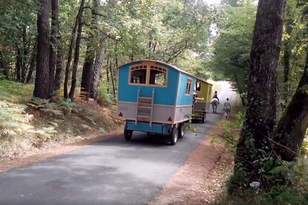 randonnées en roulottes